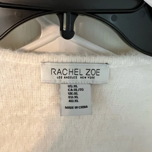 Rachel Zoe Cream Cardigan Sweater - Picture 3 of 6